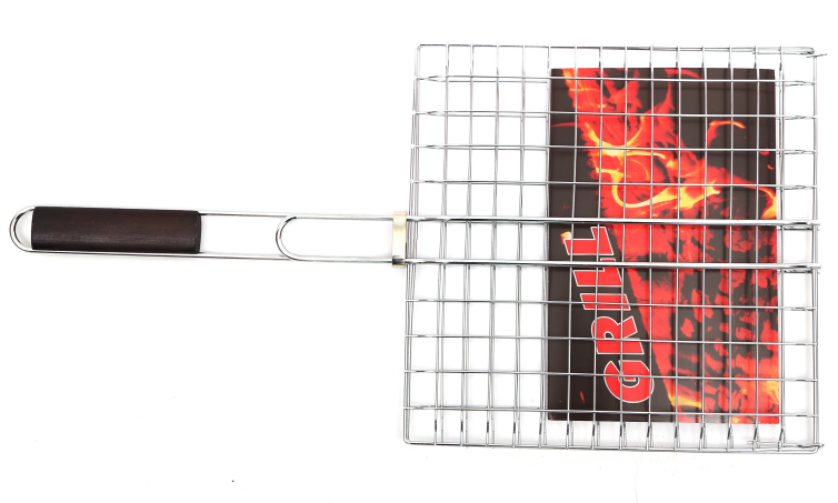 High-end square grid barbecue net, large size