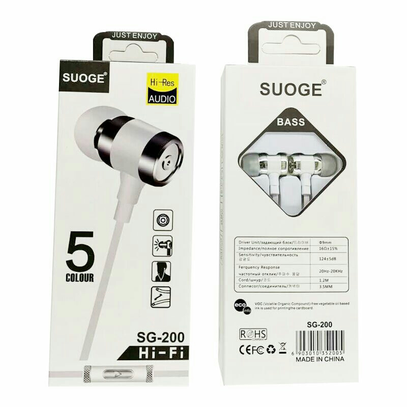 The SG-200 mobile phone headphones come with a microphone Application Scenario