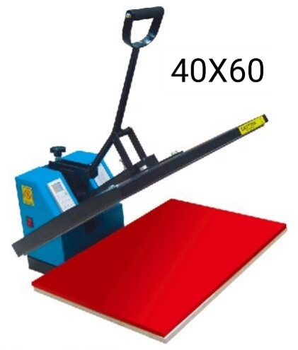 The specifications of the flat plate manual hot press and heat transfer machine are 38×38, 40×60, and 60×80 Specification image