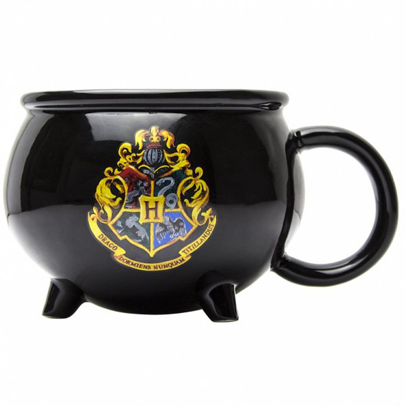 Yiwu good Harry Potter tripod cup creative modeling water cup ceramic cup mug handle cup details Picture