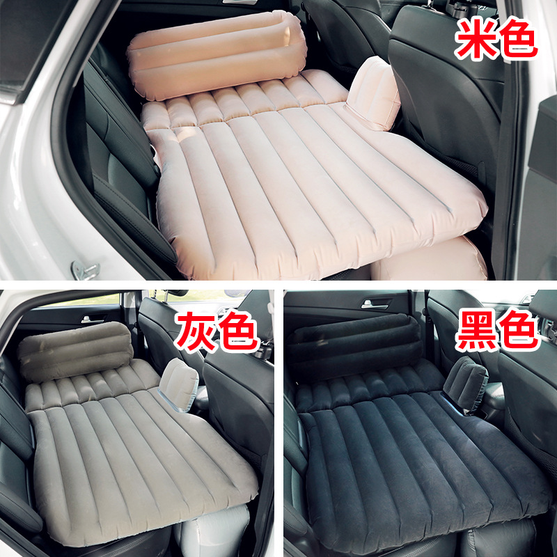 Car inflatable mattress, car flocking head guard, lathe, car 3:7 part inflatable bed, car mattress Application Scenario