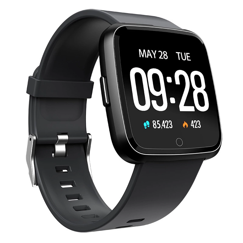 ZN74跨境新款彩屏方形智能手环1.3寸大屏防水心率运动蓝牙手环细节图