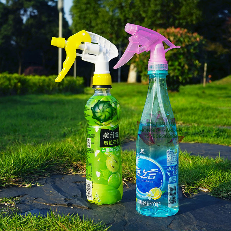 加厚喷雾器喷头压力浇花清洁可乐瓶手压喷雾喷水喷杀壶D型喷头产品图