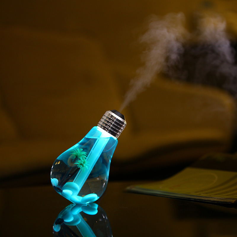 Creative LED night light mini USB bulb humidifier spot wholesale
