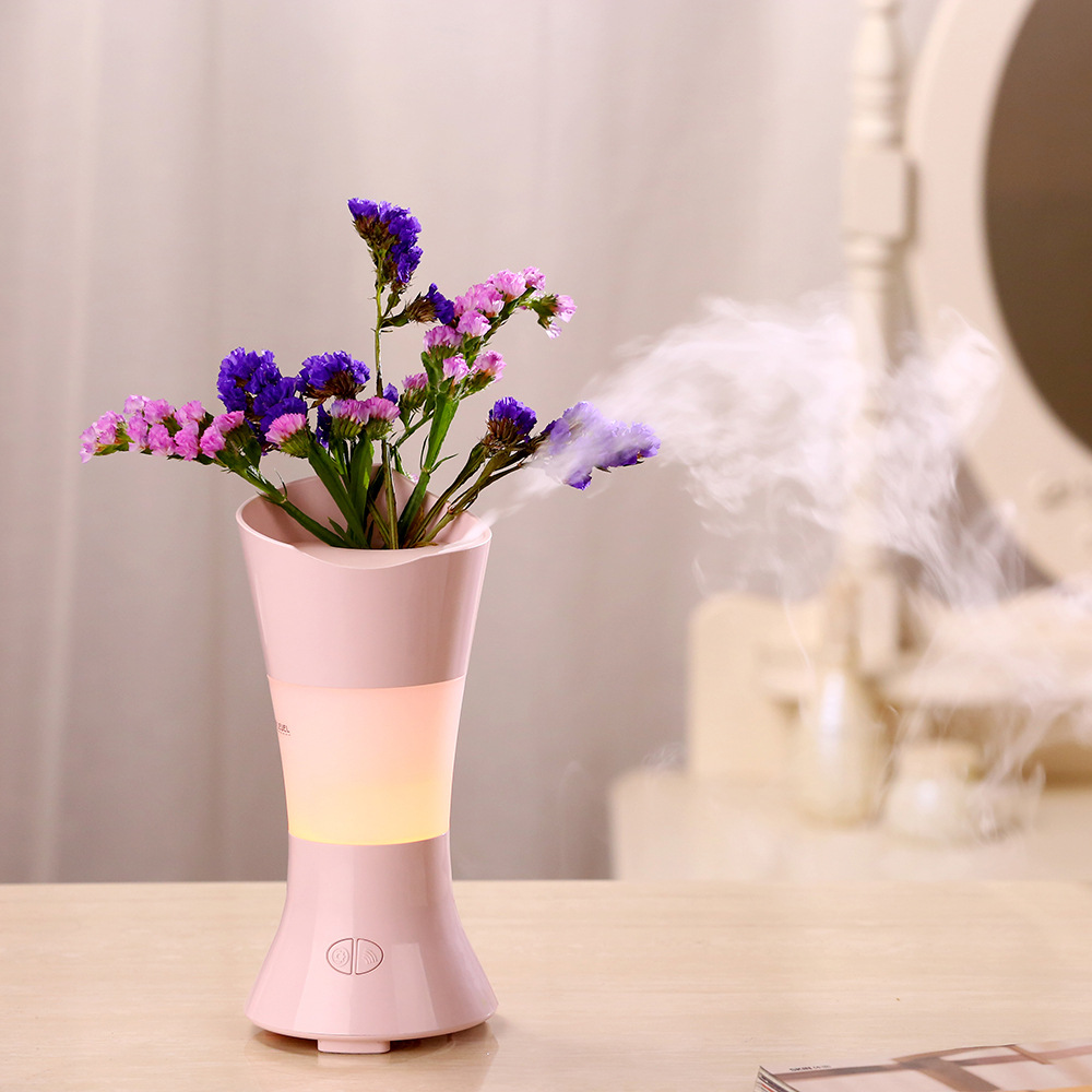 Manufacturers direct creative LED colorful night lights home bedroom bedside USB fairy fragrant humidifier