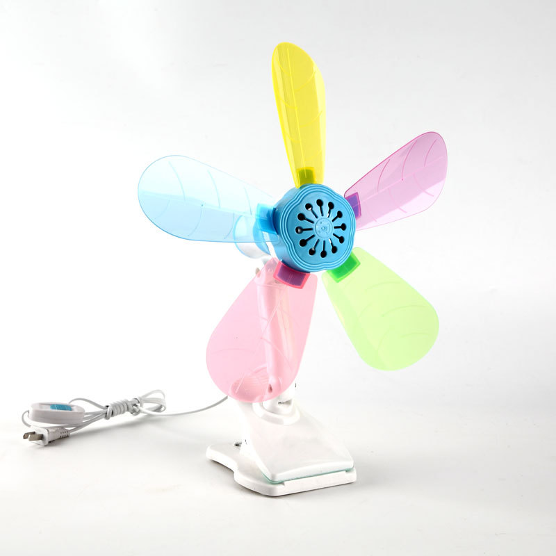 Small fan, mini breeze, hanging fan and clip-on fan, quiet electric colorful fan on bed net of dormitory students