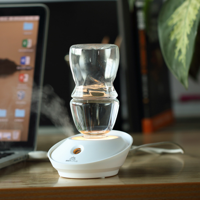 Creative new USB Mini Humidifier air Humidifier for home Desktop Mist Lotus Bottle Atomizer
