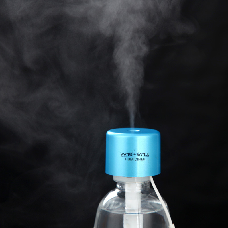 水瓶盖加湿器USB迷你加湿器车载创意新款超声波喷雾器礼品定制