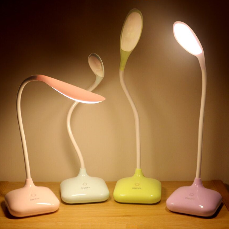 New creative gift Desk chargeable Touch desk Lamp Folding Mini LED Desk Lamp Student learning eye care desk lamp