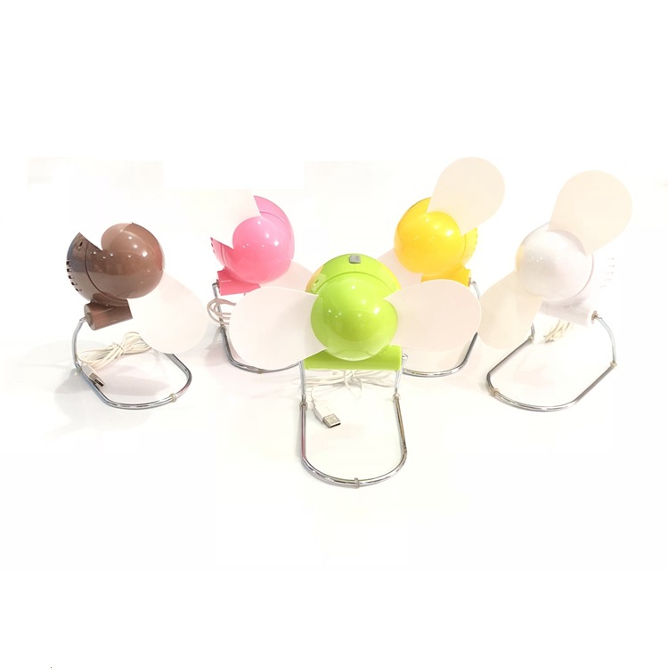 Creative new unique USB battery mini iron frame powerful airplane head fan full figure