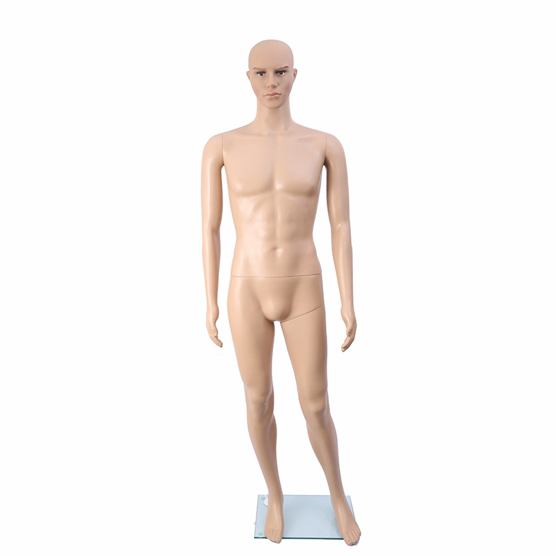 塑料模特服装展示道具肤色男模服装店展示架假人男模特儿厂家直销产品图