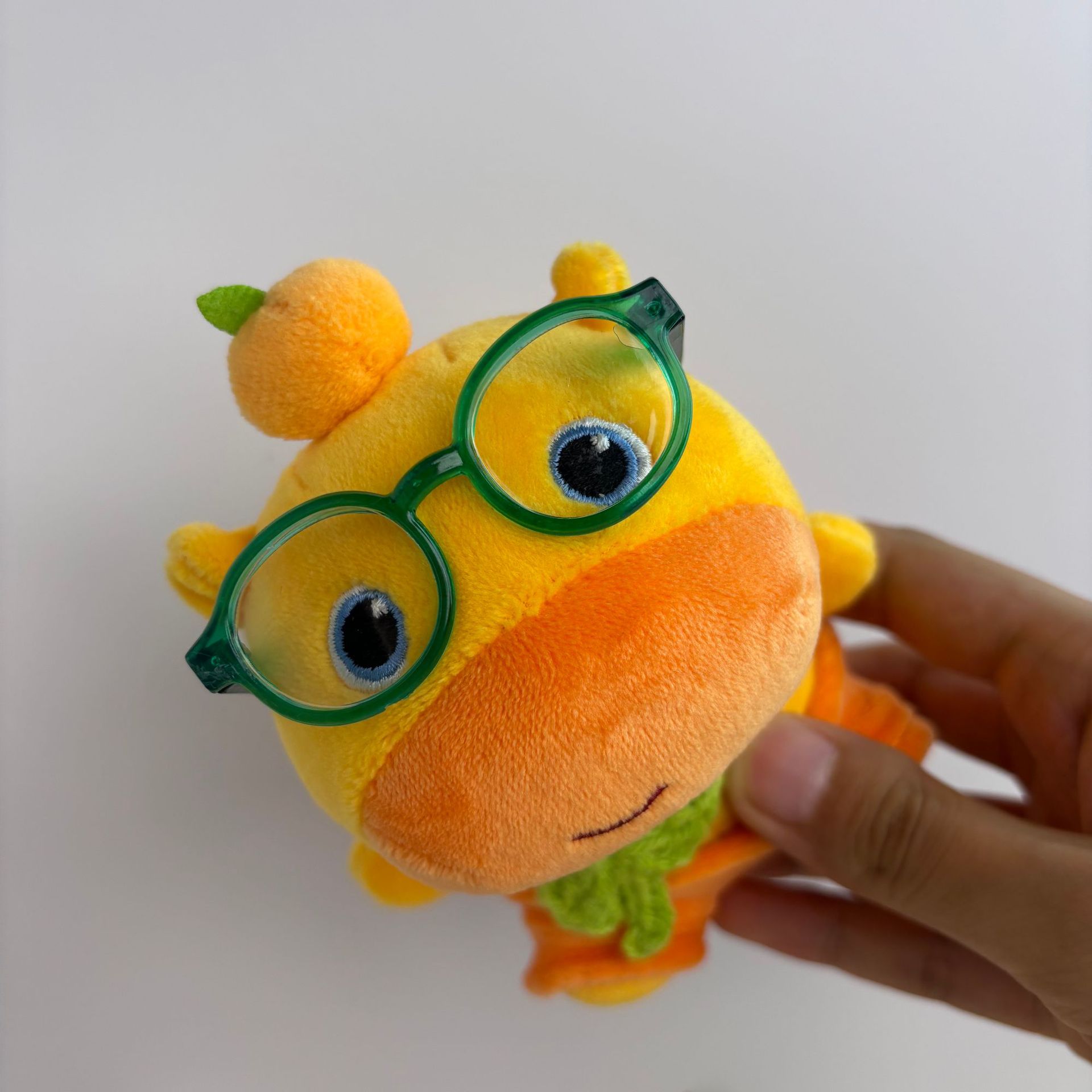 【 With Lenses 】 Capybara Lulu Glasses Baby Dress 10Cm Baby Dress Cotton Doll Self-Mocking Bear 10Cm Baby Dress Specification drawing