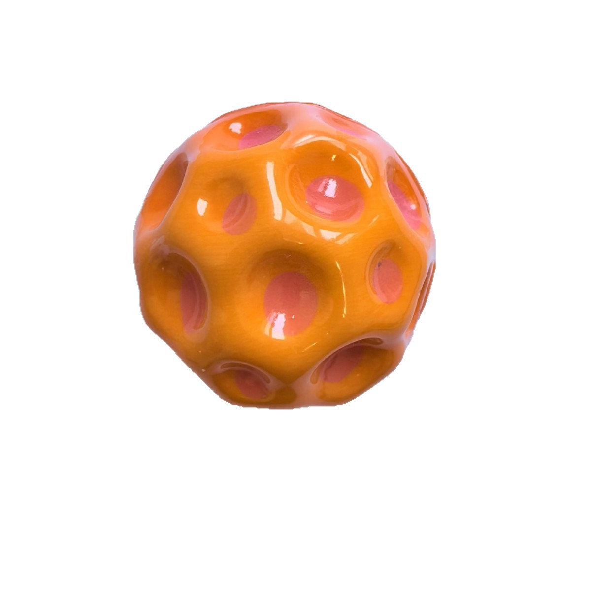 Textura de mármol malto lento cubo de rebote 6 3PU bola de PVC de alta elasticidad impreso bola de presión bola elástica juguetes para niños al aire libre Item Picture