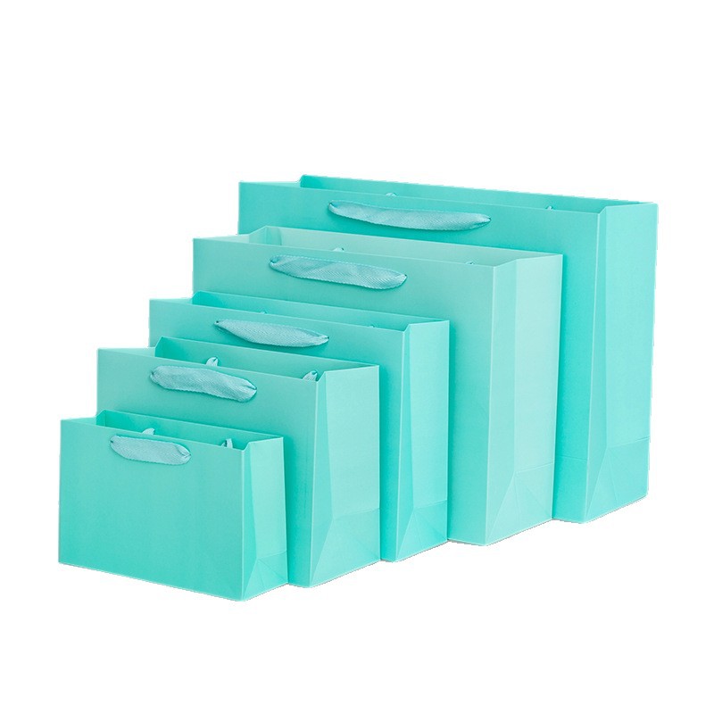 Paper bags in stock, clothing store handbags, high-end thickened gift packaging bags, Christmas gift bags, customized with logo printing Item Picture