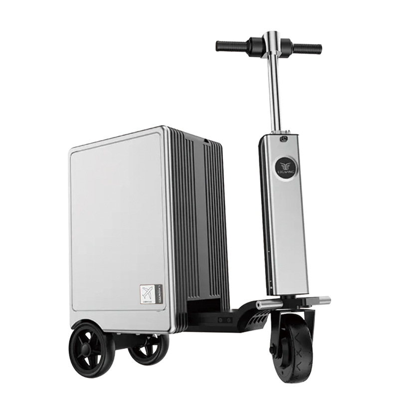 The LEGWING 20-inch smart electric suitcase can be ridden and used as a carry-on travel trolley Item Picture