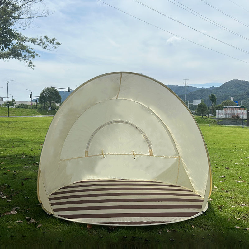 Portable and quick-opening beach tent for outdoor camping, 3-4 people large space, sunshade, waterproof and portable folding tent Specification image