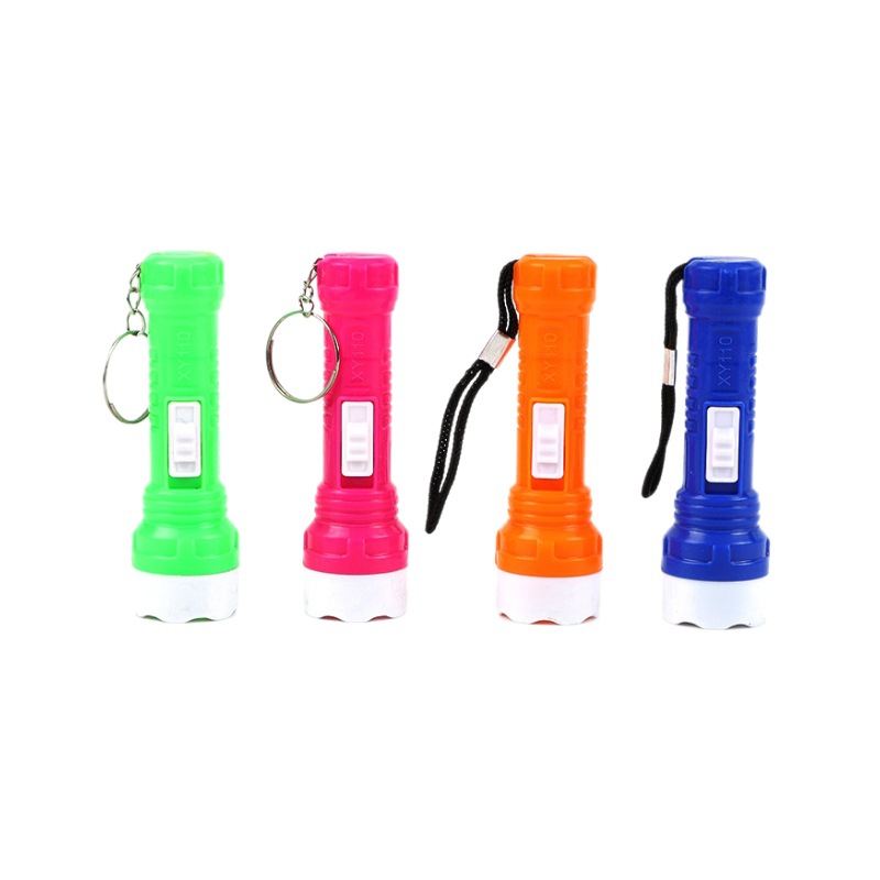 Plástico mini luz brillante pequeña linterna regalo LED llavero al aire libre linterna fácil de llevar lanyard linterna Item Picture