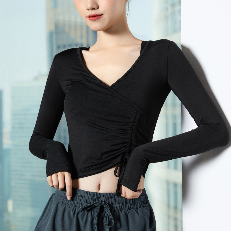 拉链吸汗锻炼服/女士冬季抓绒衫细节图