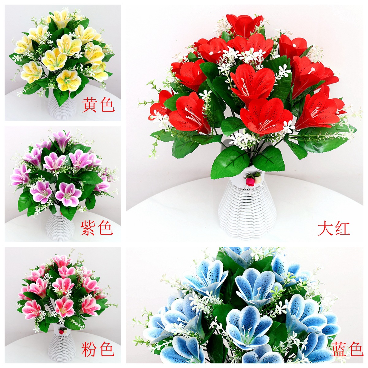 永生花/毛绒玩具花束/满天星/礼盒空/芦苇插花细节图