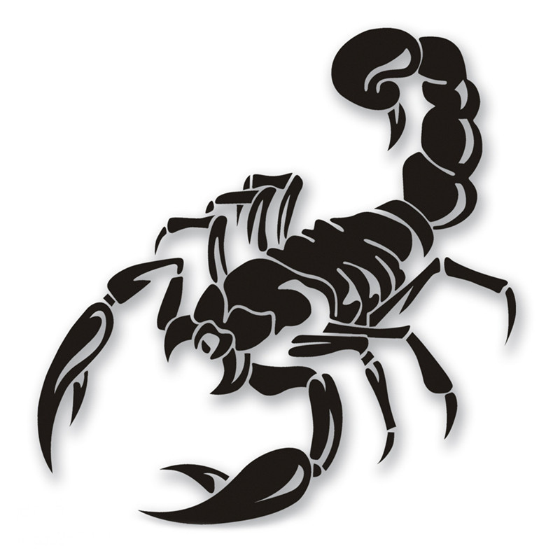 Car scorpion decals, scorpion engine hood spare tire stickers, 3D car stickers, scorpion car stickers Item Picture