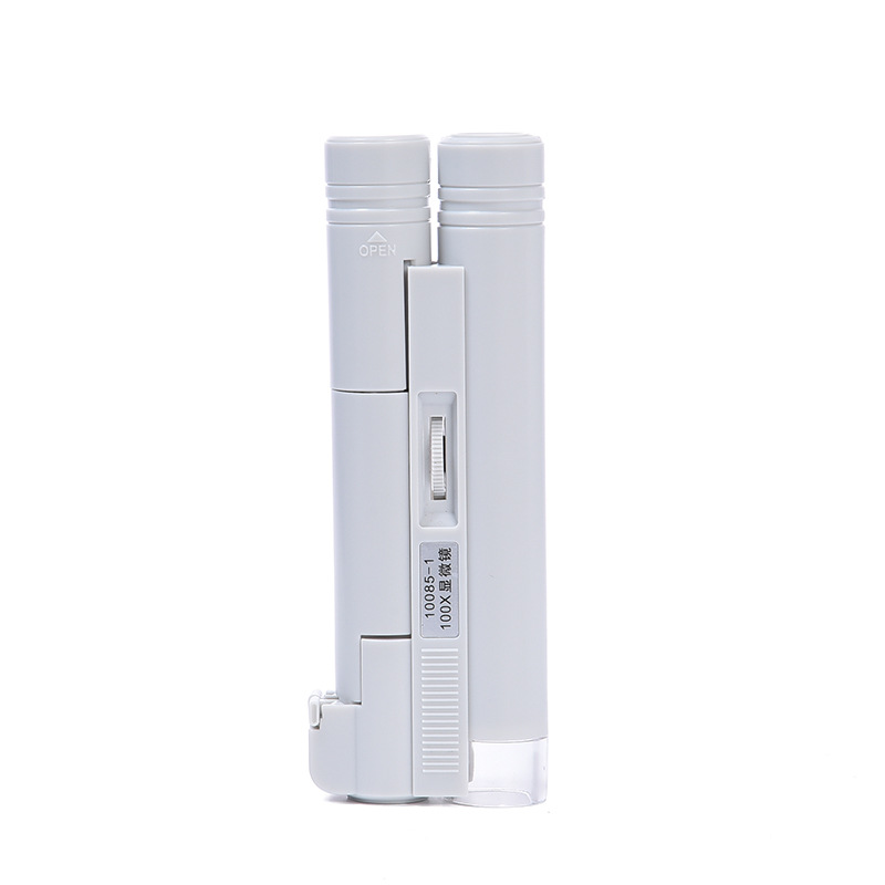 Wholesale of 100x LED light source microscopes, micro microscopes and high-definition high-power magnifying glasses from the manufacturer Specification image