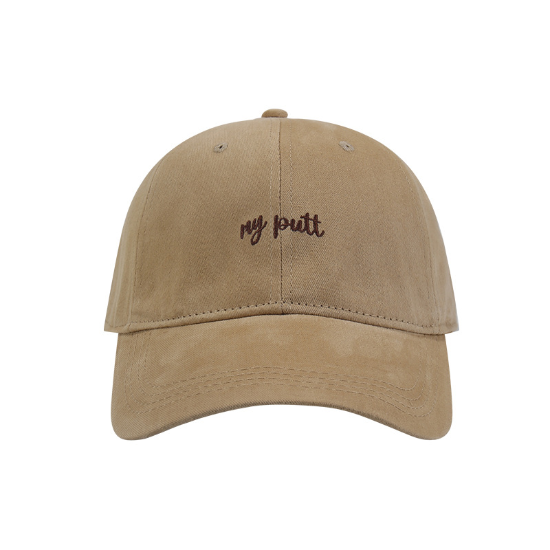 A large-headed baseball cap for women, enlarged and widened to make the face look better, a small sun protection hat for couples to go out with, a baseball cap for men Item Picture