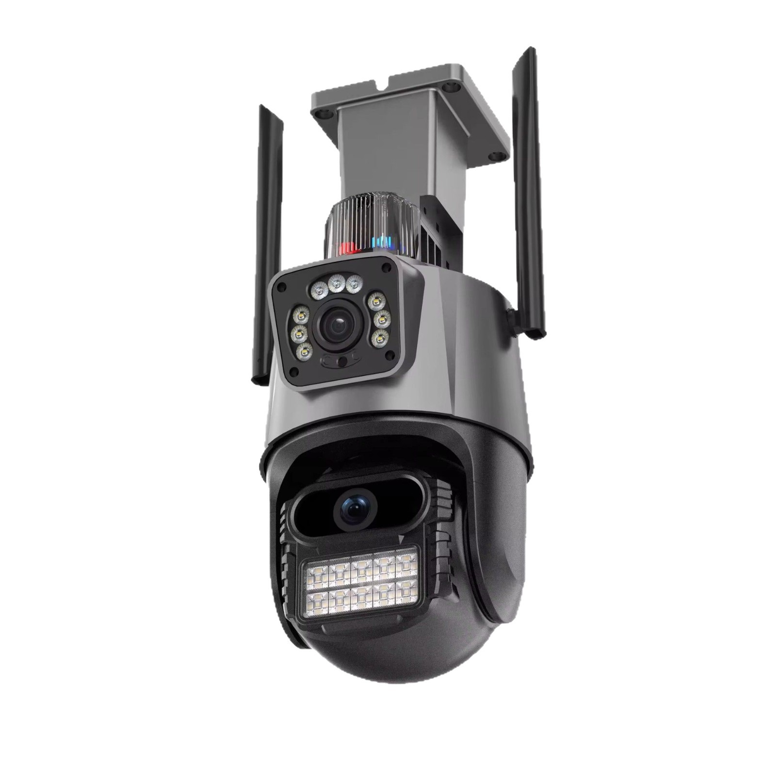 Gun and ball linkage dual-lens outdoor surveillance Camera wireless WiFi ball camera monitor V380 Camera Item Picture