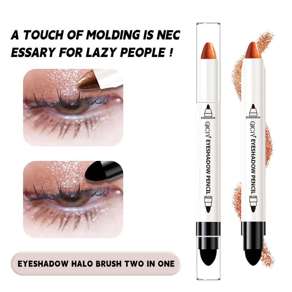 Cross-border exclusive QICIY Fine Light Eyeshadow pen for color display without smudging, waterproof, long-lasting high gloss and brightening wholesale Application Scenario