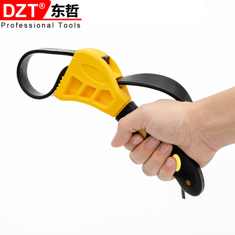 6-inch and 8-inch multi-functional belt wrench, adjustable bottle opener, auto repair rubber filter universal wrench Specification drawing