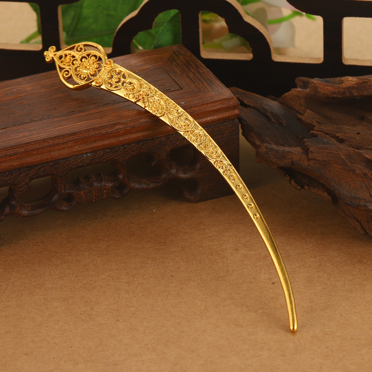 Ancient-style ruyi hairpins, palace retro new hairpins, tassels, Hanfu headwear, hairpins, new Chinese-style accessories wholesale Specification image