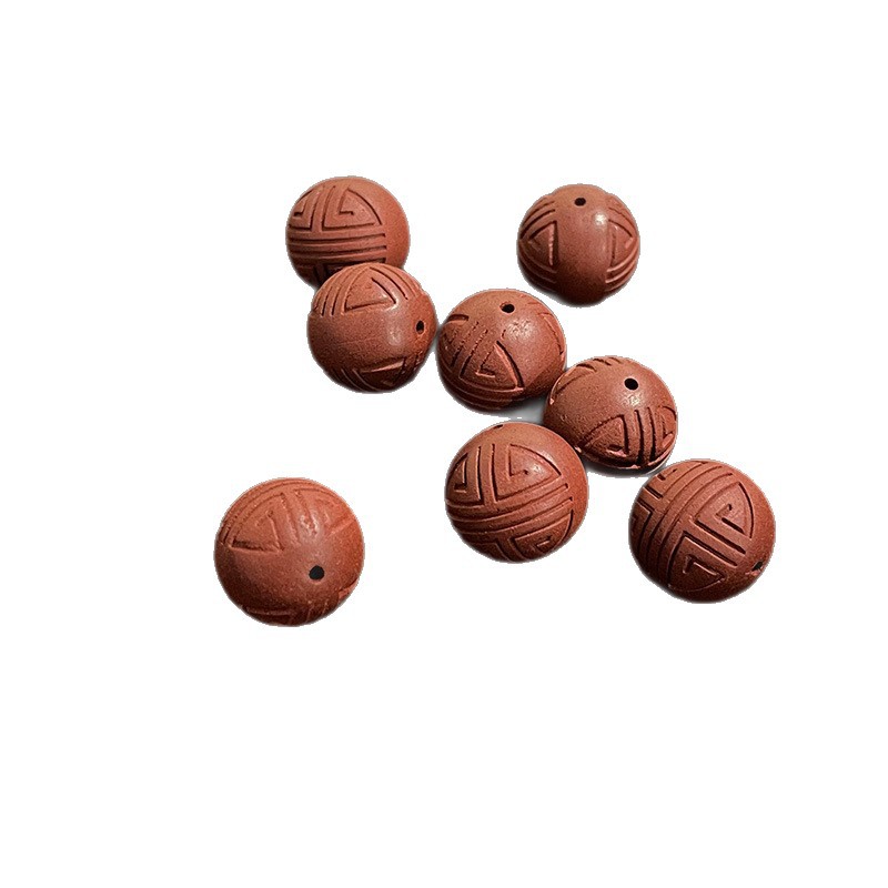 Wholesale of natural Chinese herbal medicine Hexiang beads with the characters "Fu Lu Shou" and "Hui Pattern", traditional handcrafted Chinese herbal medicine Hexiang beads bracelet manufacturer Item Picture