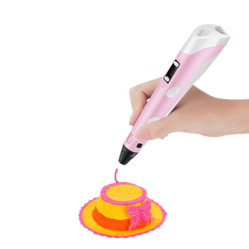 Cross-border 3d printing pens, three-place smart DIY 3D graffiti pens, drawing pens, educational children's toys factory wholesale Item Picture