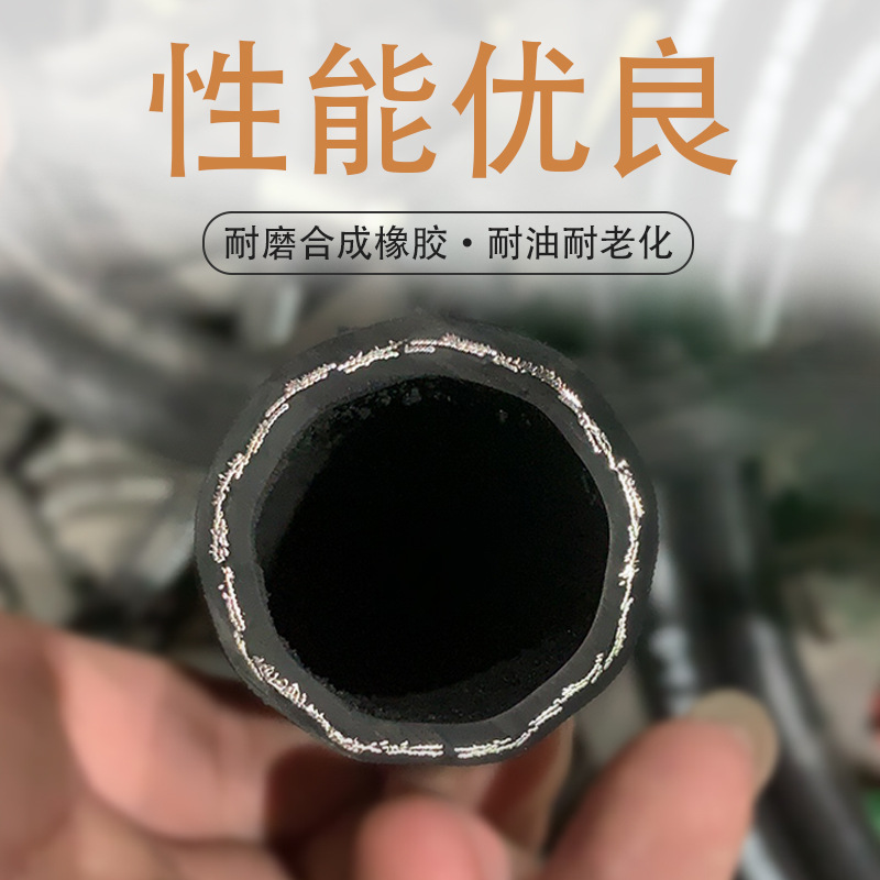 高压钢丝胶管耐磨高压抽水管厂家矿用埋吸胶管抽沙胶管大口径胶管产品图