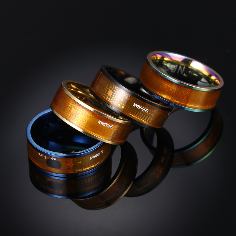 NTAG213 chip NFC smart ring, wearable smart phone device, cross-border best-selling smart jewelry wholesale details Picture