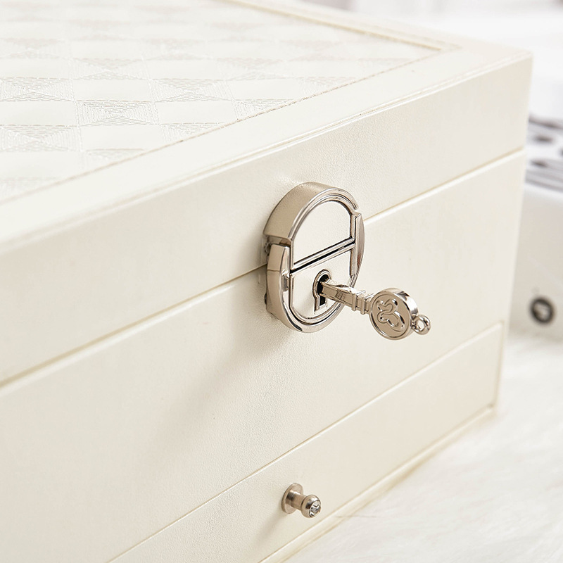 Jewelry storage box, high-end multi-layer large-capacity home accessories, earrings, stud earrings, necklace drawer, jewelry box Application Scenario