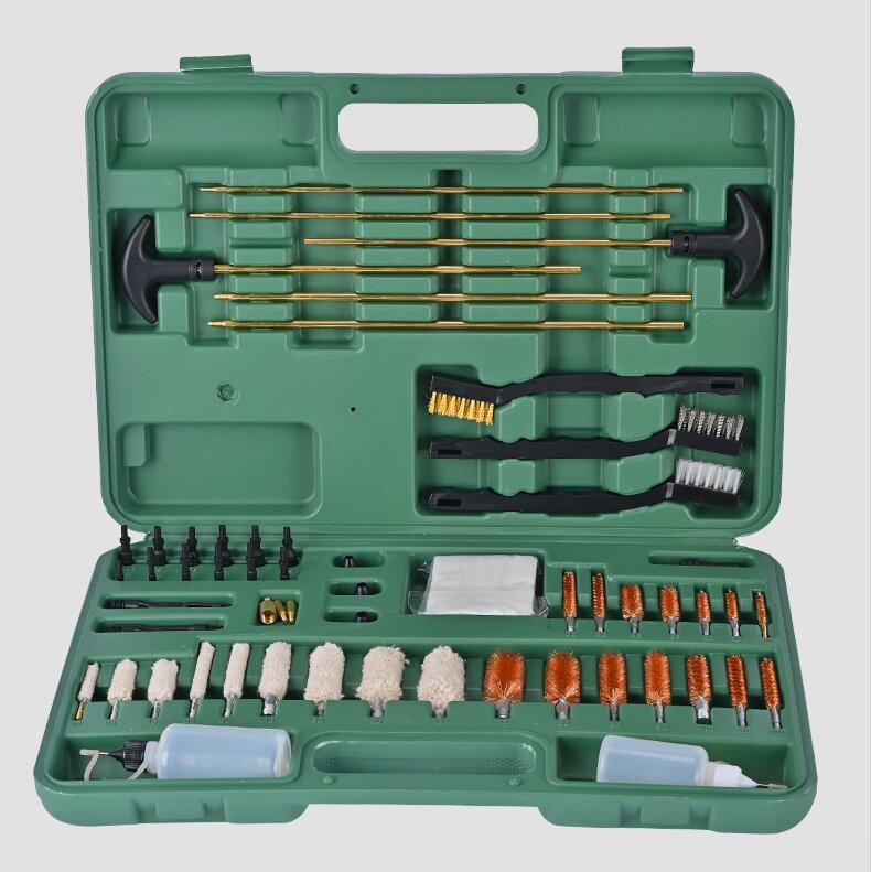 Jujian Cross-border Bestseller 58-piece set gun brush, gun barrel brush, maintenance and care recommended gun cleaning tool full figure
