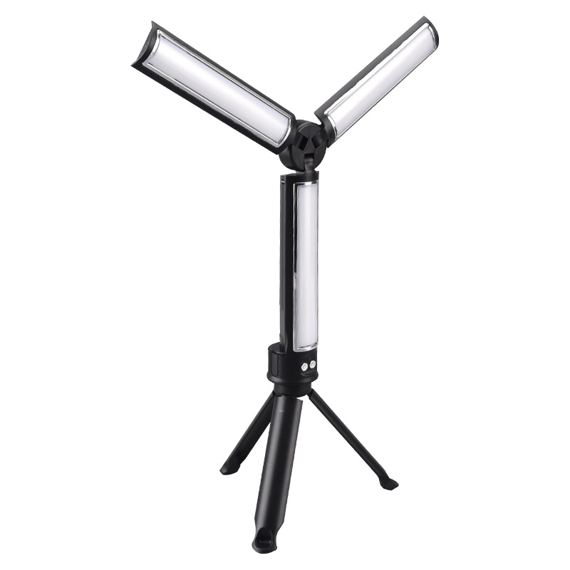 New cross-border three-sided folding led work light, outdoor usb charging fill light, and outdoor camping tent light Item Picture