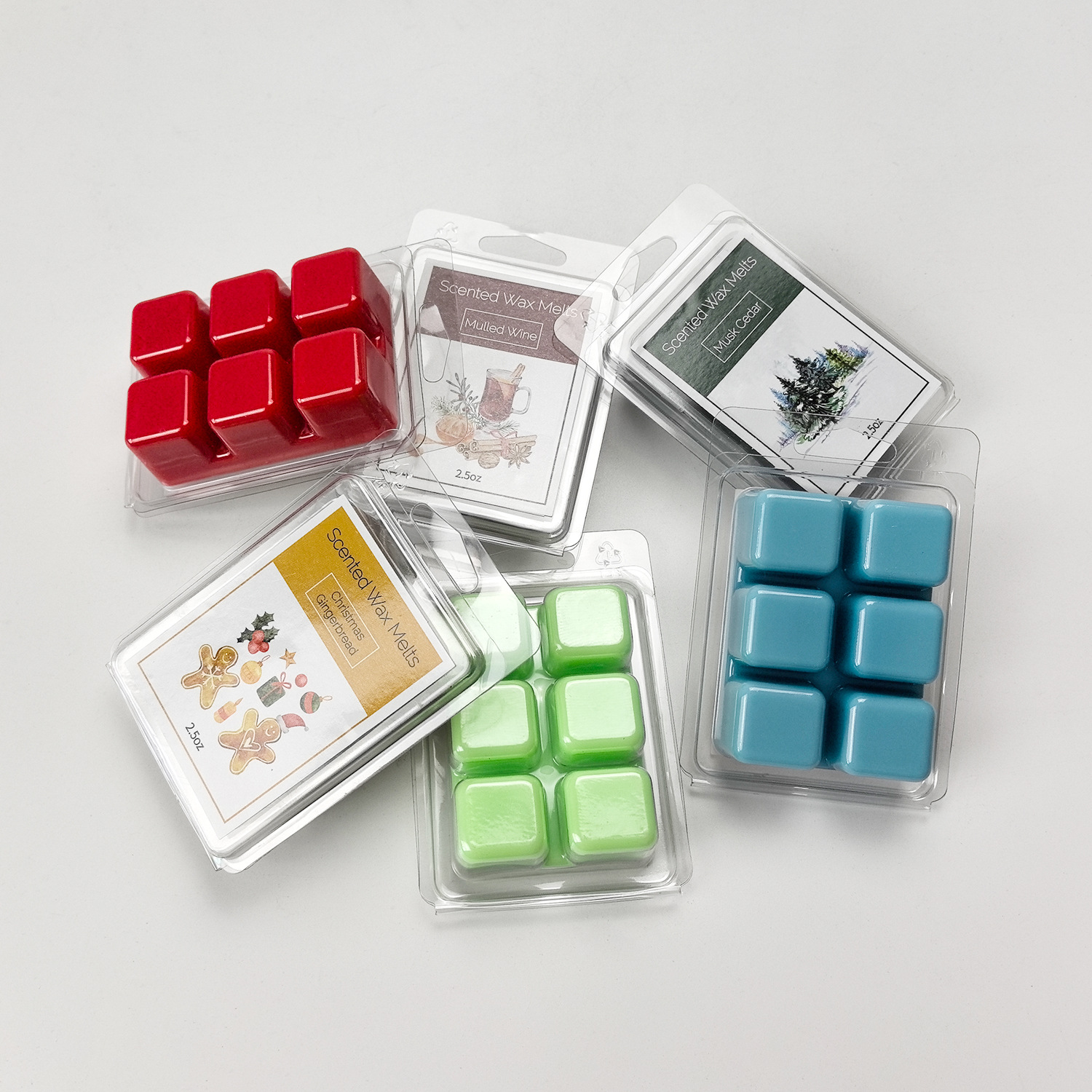 跨境爆款香薰蜡块大豆蜡DIY彩色系方块香氛蜡暖蜡器专用香薰蜡烛