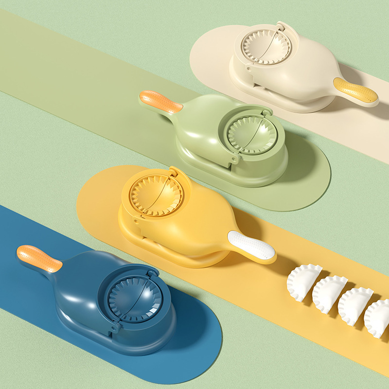 New type of dumpling wrapper mold for home use, two-in-one steamed bun wrapper, kitchen lazy person's wrapper press, magic tool for pressing dough OC Specification image