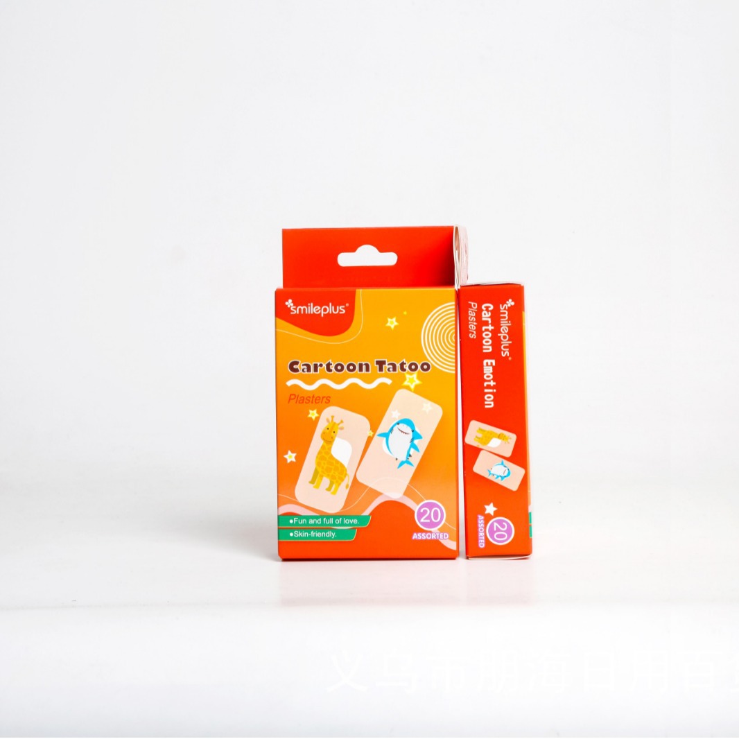 厂家直销卡通儿童PE组合创可贴长颈鹿鲨鱼图案仅供外贸出口细节图