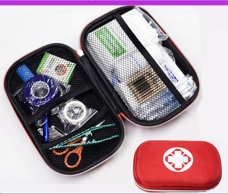 Cross-border first aid kit, home outdoor car set, family medical kit, first aid travel portable earthquake emergency kit details Picture