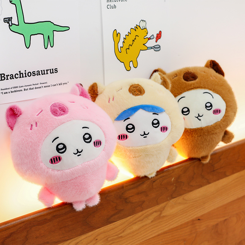 小八水豚变装公仔乌萨奇玩偶毛绒玩具吉伊卡哇卡通创意儿童玩具