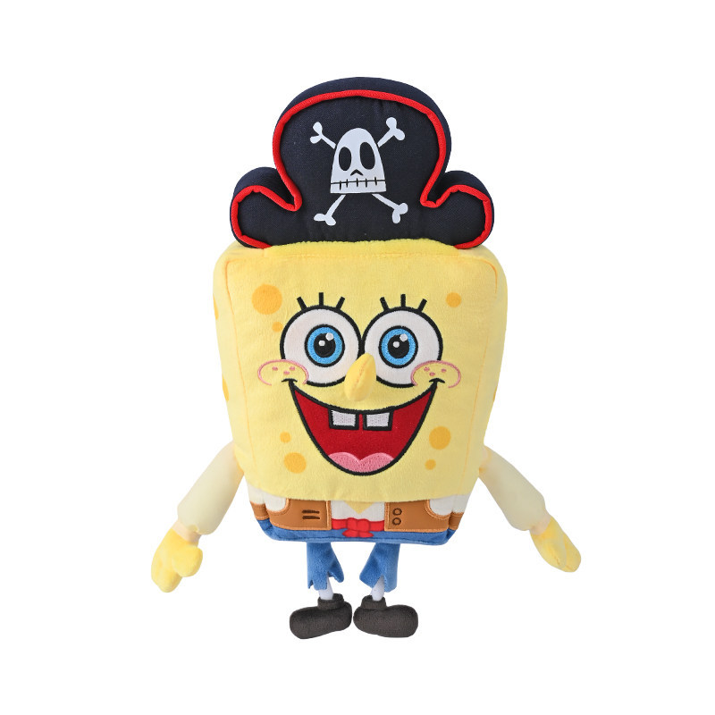Genuine SpongeBob SquarePants Pirates series Patrick SpongeBob SquarePants figurine Roadman plush backpack pendant key Item Picture
