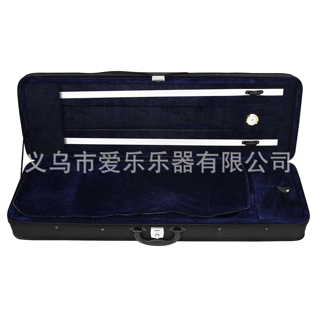 4/4 violin case, double shoulder strap, hygrometer, square box, violin protection suitcase, thickened waterproof violin case Item Picture