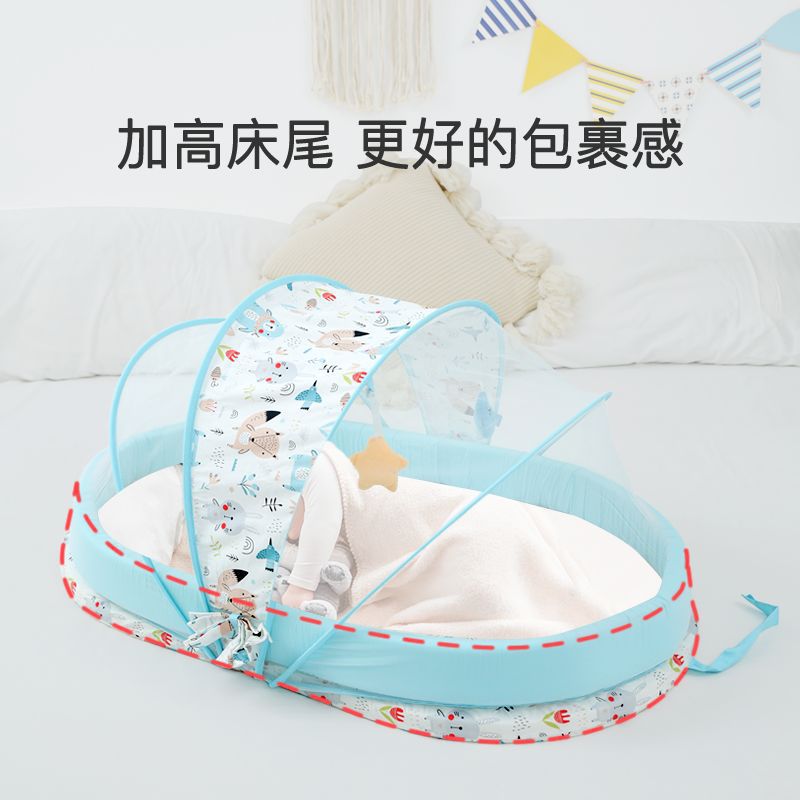 婴儿床/婴儿床新生儿拼接欧式/婴儿车/童床一层可升降/婴童用品细节图