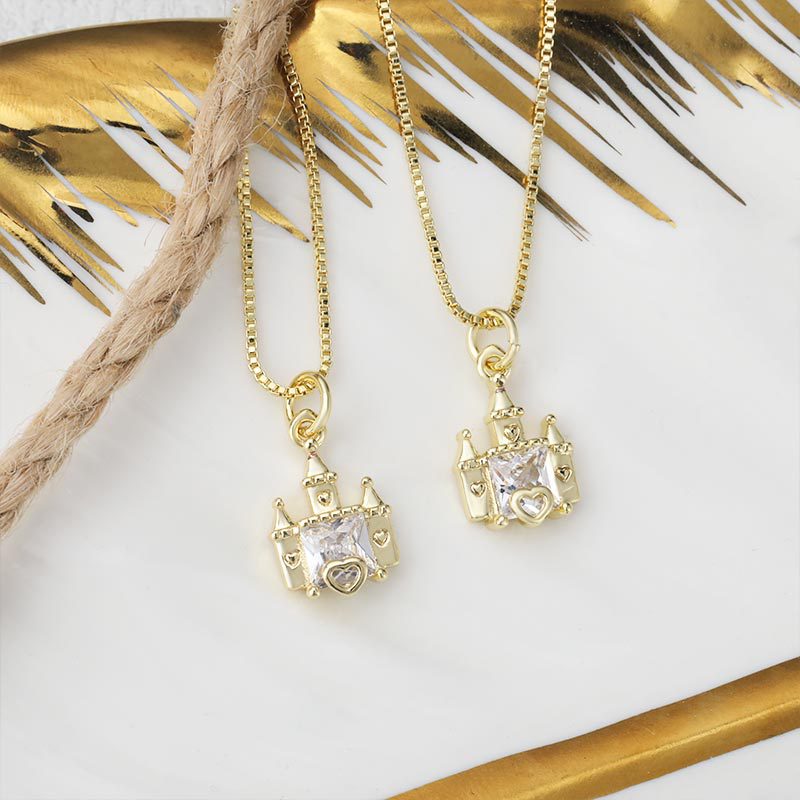 Honglu Fashionable and elegant women's versatile, niche and light luxury collarbone chain, fashionable and high-end necklace pendant accessories wholesale Specification drawing