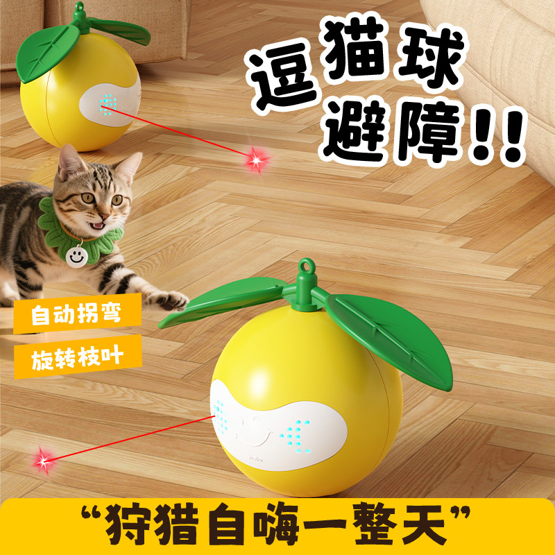 Juguete de gato auto juguete de gato bola de auto hola desenfadado arteato inteligente eléctrico láser pluma juguete de gato palo pequeño suministros para gatos Application Scenario