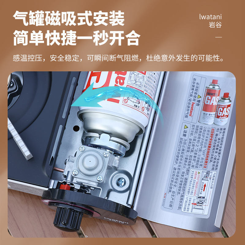 卡式炉/便携户外烧烤炉/户外烧烤炉/折叠瓦斯炉/户外折叠瓦斯炉细节图
