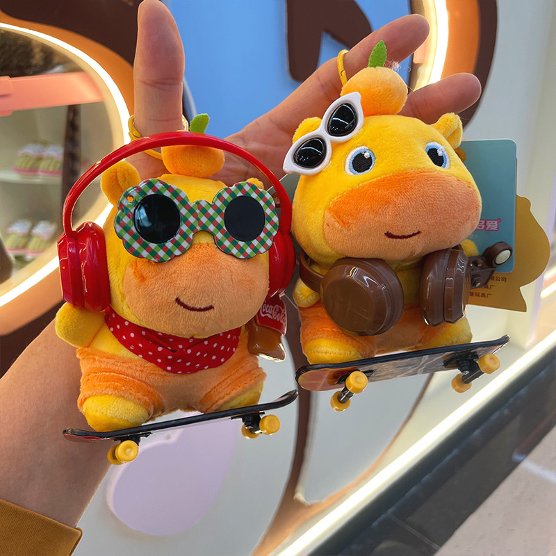 【 Authentic 】 Original secondary costume water Dolphin Lulu plush doll bag Pendant, Little Red Book Internet celebrity doll details Picture