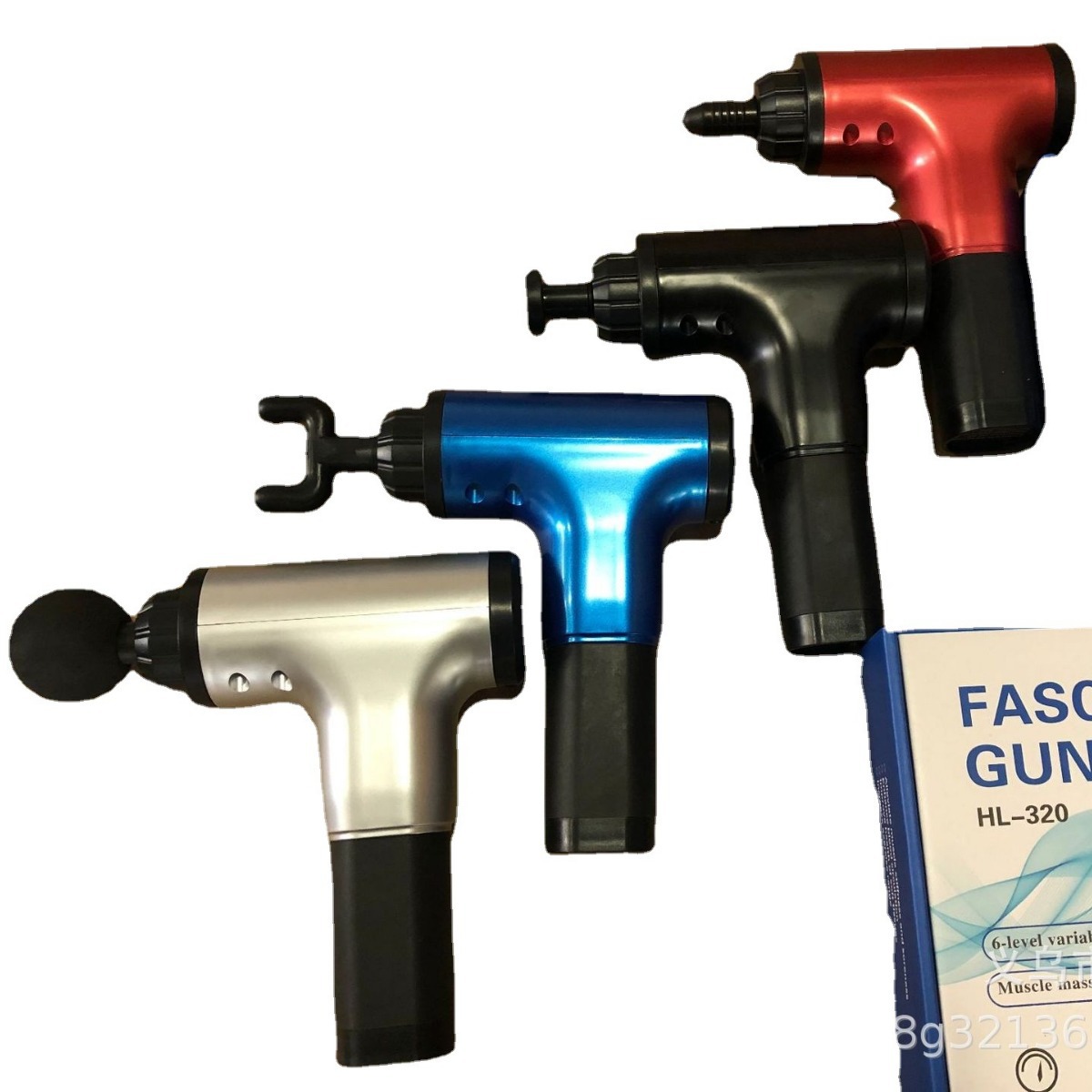 HE-320按摩枪肌肉放松器电动冲击枪运动健身棒按摩筋膜枪拉伸